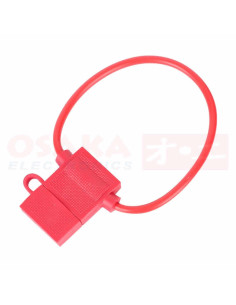 Imagen de Portafusible Grande Carro plástico Rojo -vista principal