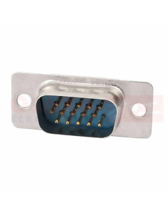 Imagen de Conector DB15 Macho 3 Hileras - vista principal