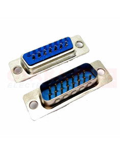 Imagen de Conector DB15 Macho 2 Hileras - vista principal 2