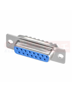 Imagen de Conector DB15 Hembra 2 Hileras - vista principal