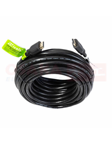 Imagen de Cable HDMI 12M Encauchetado 4K Versión 1.4 - vista secundaria