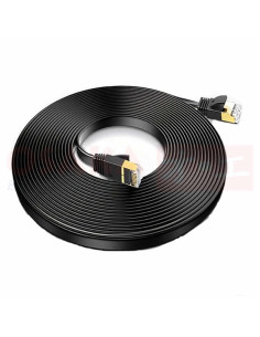 Imagen de Cable de Red CAT 7 Plano 5Mtr Blindado Negro - vista principal