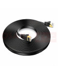 Imagen de Cable de Red CAT 7 Plano 5Mtr Blindado Negro - vista principal