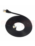 Imagen  de Cable de Red CAT 7 Plano 20Mtr Blindado Negro - vista principal