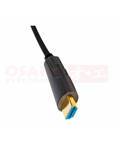 Imagen de Cable HDMI Fibra Óptica 8K 200Mtr - vista conector