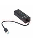 Imagen HUB USB 3.0 4 Puertos Real - vista principal
