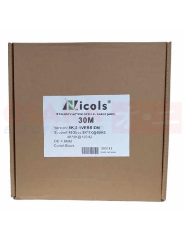 Imagen de Cable HDMI Fibra Óptica 8K 30mtr - vista empaque