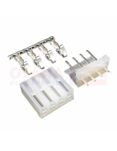 Imagen de Conector Molex 4 Pines Juego - vista final