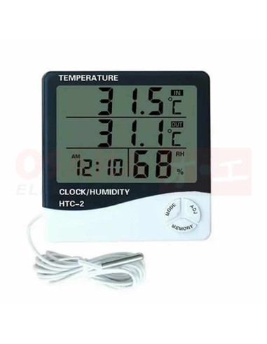 Imagen de Higrómetro Humedad y Temperatura HTC-2 - vista secundaria