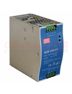Imagen de Fuente Switchada Riel Meanwell 24V 10A - vista principal 2