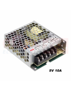 Imagen de Fuente Switchada Meanwell 5V 10A LRS-50-5 - vista principal