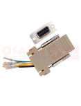 Imagen de Convertidor Hembra 9 Pines RJ45 - vista principal Imagen de Convertidor Hembra 9 Pines RJ45 - vista principal