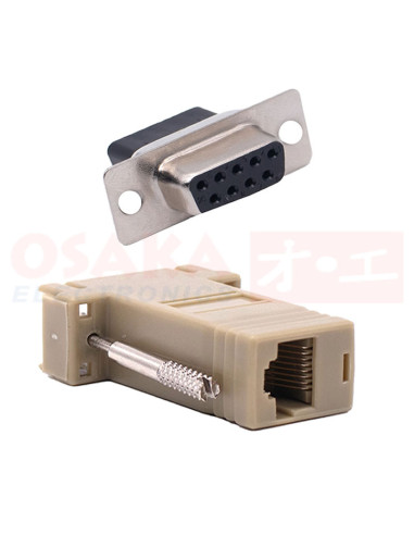 Imagen de Convertidor Hembra 9 Pines RJ45 - vista final