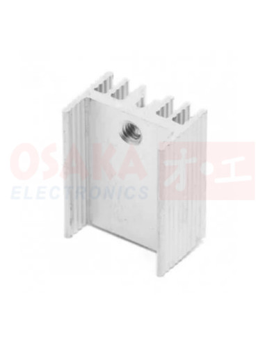 Imagen de Disipador de calor aluminio TO-220 - vista frontal