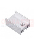 Imagen de Disipador de calor aluminio TO-220 - vista principal