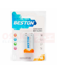 Imagen de Pila Beston 9V Alcalina BST-6LR61 - vista principal