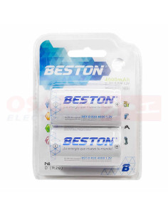 Imagen de Pila Recargable tipo D X 2 Beston BST-D4000X2 - vista principal