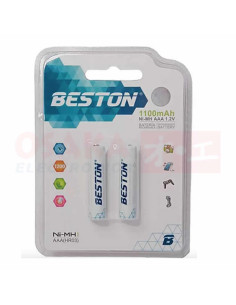 Imagen de Pila Recargable Beston AAA 1100mA - vista principal