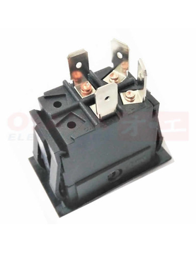 Imagen de Switch Balancín Grande Negro 12V 4 Pines - vista perspectiva