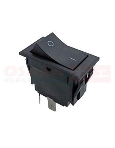 Imagen de Switch Balancín Grande Negro 12V 4 Pines - vista frontal