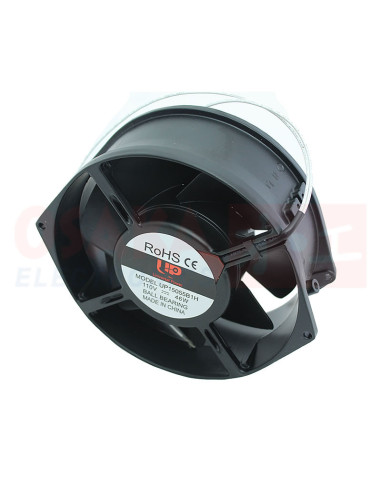 Imagen de Ventilador Axial Metálico Balinera 172X150 6" 110V UP reemplazo uf15kcr11 - vista superior frontal