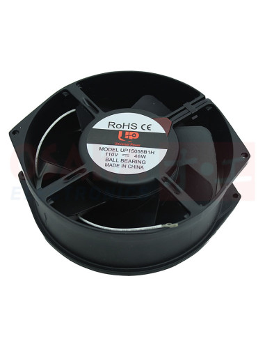 Imagen de Ventilador Axial Metálico Balinera 172X150 6" 110V UP reemplazo uf15kcr11 - vista superior