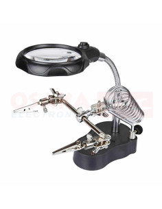 Imagen de Lupa Iluminada Led Base Cautín ZD-126-2 - vista principal