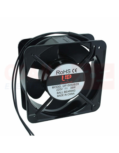 Imagen de Ventilador para Rack Axial Metálico Balinera 150X50 220V UP UP15050B2H - vista frontal