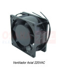 Imagen de Ventilador Axial Metálico Balinera 80x80x38 220V UP - vista atras