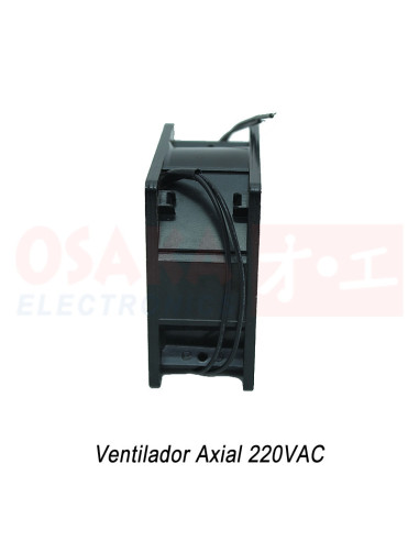 Imagen de Ventilador Axial Metálico Balinera 80x80x38 220V UP - vista lateral