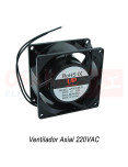 Imagen de Ventilador Axial Metálico Balinera 80x80x38 220V UP - vista frontal