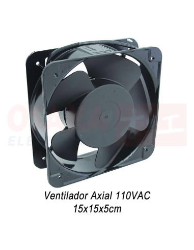 Imagen de Ventilador para Rack Axial Metálico Balinera 150X50 110V UP - vista atras