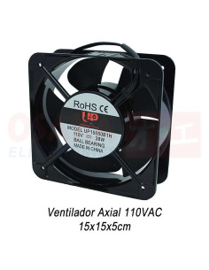 Imagen de Ventilador para Rack Axial Metálico Balinera 150X50 110V UP - vista principal