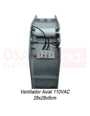 Imagen de Ventilador Axial Metálico Balinera 280x89 110V UP - vista final