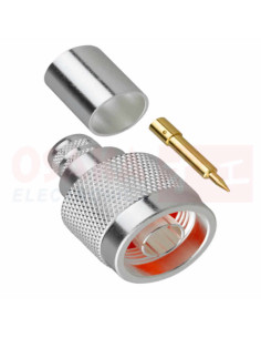 Imagen de Conector Tipo N Macho para Ponchar RG-8 - vista principal