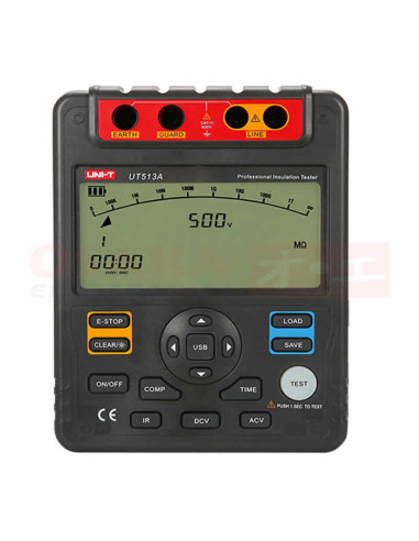 Imagen de Megger Probador de resistencia de aislamiento UT513A - vista secundaria