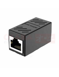 Imagen de Unión RJ45 Metálica Negra - vista principal 2