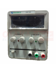 Imagen de Fuente Variable Sencilla 30V 5A Erasmus - vista principal