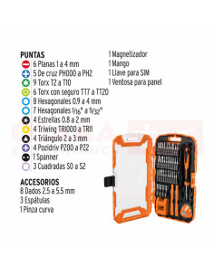 Imagen de Juego Destornillador 77 Piezas Truper - vista principal 2