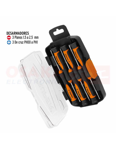 Imagen de Juego Destornilladores 6PCS Joyero TRUPER - vista final