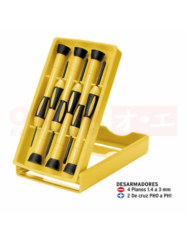 Imagen de Juego Destornillador 6PCS Electrónica - vista final