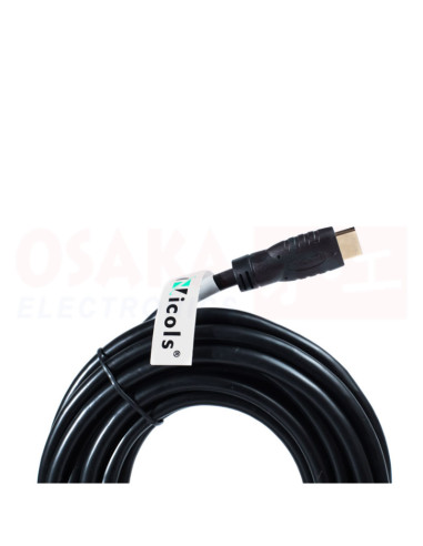 Imagen de Cable HDMI 4K 5mt Encauchetado - vista conector