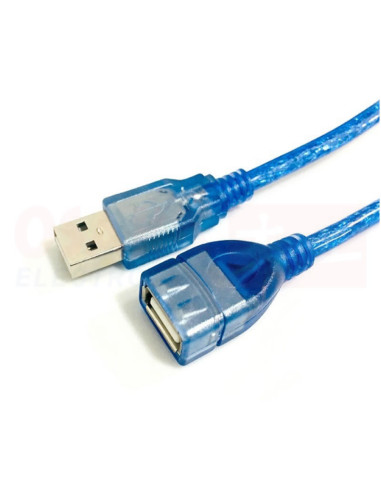 Imagen de Extensión USB 2.0 1.5mtr con filtro - vista conectores