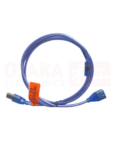 Imagen de Extensión USB 2.0 1.5mtr con filtro - vista cable