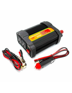 Imagen de Inversor de Voltaje 12V 200W Universal Power con cables de iniciar