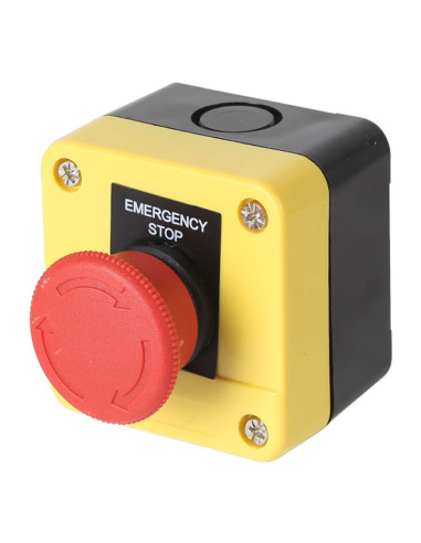 Imagen de Caja Control Paro de Emergencia LAY5-J174 - vista lateral