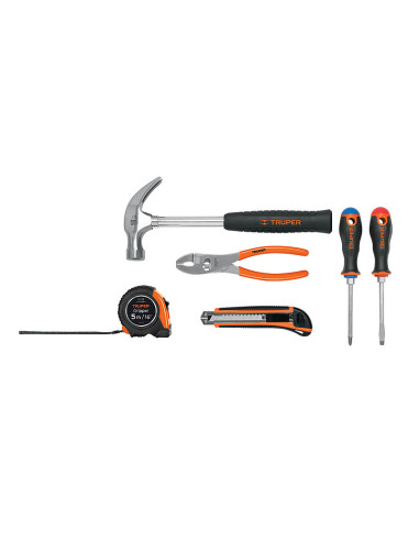 Imagen de Juego 6 Herramientas caseras TRUPER JGO-CAS6X - vista productos