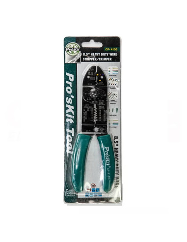 Imagen de Pelacable y Ponchadora Multiusos Proskit CP-413G - vista empaque