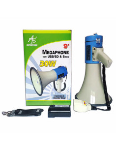 Imagen de Megáfono 30W USB/SD 9 pulgadas con grabación MP-519URB, vista principal. 2