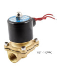 Imagen de Electroválvula Solenoide 2W-160-15 1/2" 110VAC - vista perfil